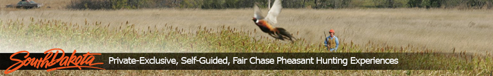 U-GUIDE: South Dakota pheasant hunting - Fully, Semi or Self Guided pheasant hunting in South Dakota